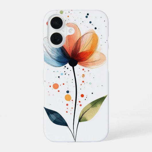 プティ開花 iPhone 16ケース (裏面)