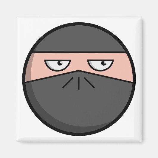 プティ!- Ninjahead Squareマグネット マグネット (正面)