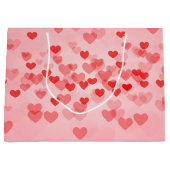 プティTouchハートバレンタイン ラージペーパーバッグ (正面)