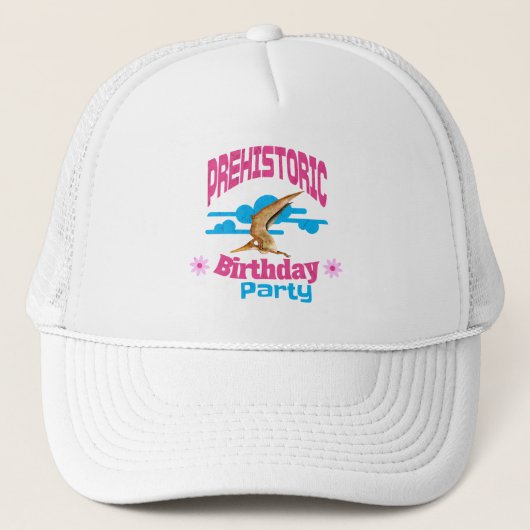 プテラノドンの誕生日パーティー キャップ (正面)