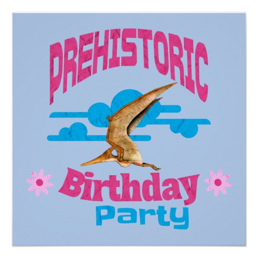 プテラノドンの誕生日パーティー ポスター (正面)