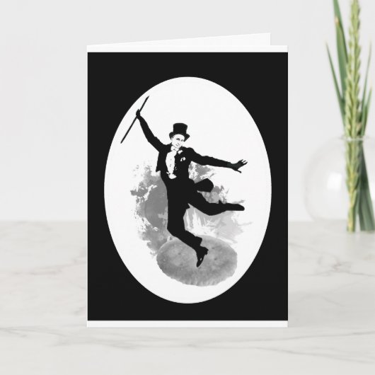 プテロシアのンオンザリッツポリティカルおもしろい誕生日 カード (正面)