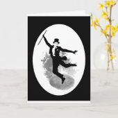 プテロシアのンオンザリッツポリティカルおもしろい誕生日 カード (黄色い花)