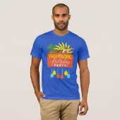 プテロダクティル　古代の誕生日パーティー Tシャツ (正面フル)