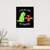 プテロブルプンスは希少な恐竜プンダークBG ポスター (キッチン)