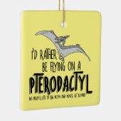 プテロ飛んでいるダクティル恐竜航空会社 セラミックオーナメント (右)