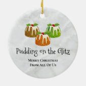 プディングオンザグリッツノベルティ |クリスマス セラミックオーナメント (裏面)