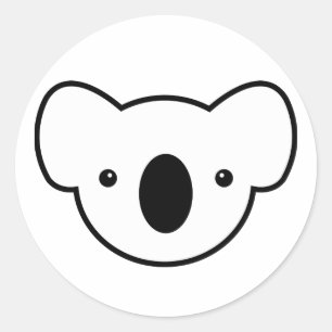プディングコアラ ラウンドシール
