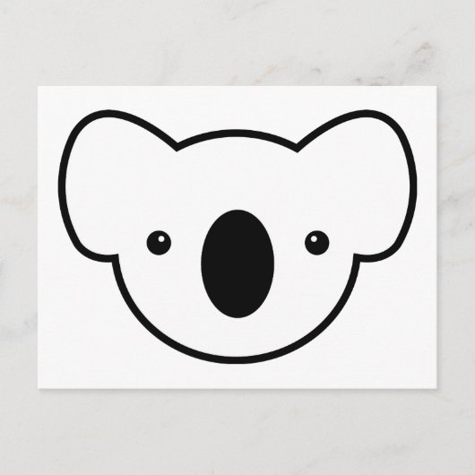 プディング・ザ・コアラ ポストカード (正面)