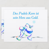 プデル・エインラドゥンゲン 招待状 (正面/裏面)