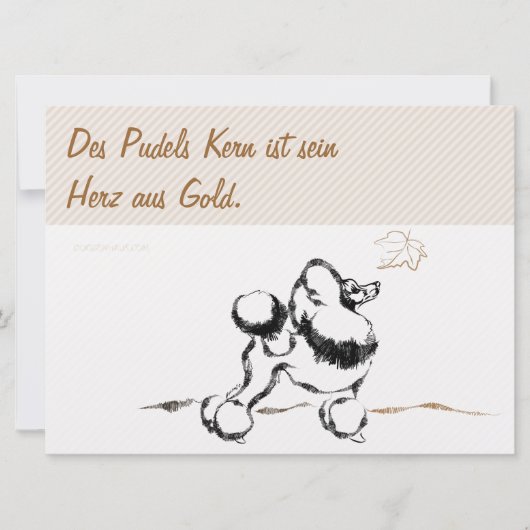 プデル・エインラドゥンゲン 招待状 (正面)