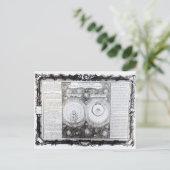 プトレマイオスを描いた地図 ポストカード (スタンド正面)