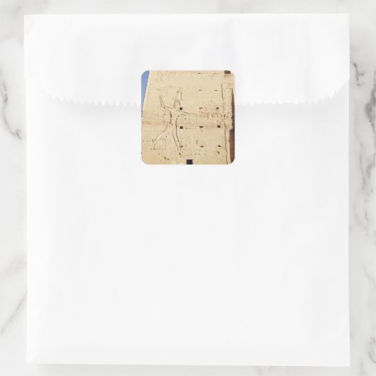 プトレミー十二世は敵を打ち砕いた スクエアシール (バッグ)