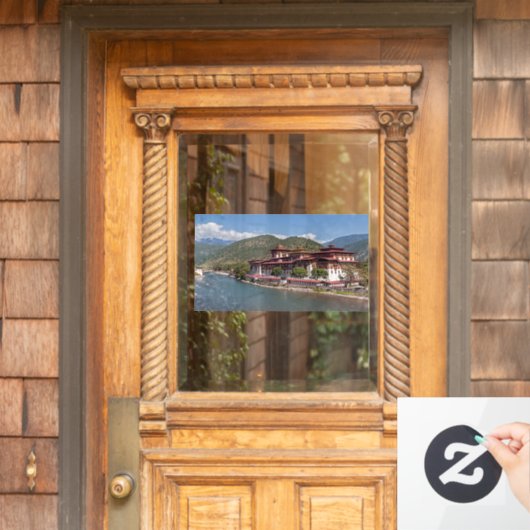 プナカ・ドン修道院 – ブータン,アジア ウィンドウサイン (ホームデコレーション)