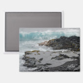 プナコースト波、ハワイの磁石 マグネット (正面/裏面)