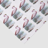 プナフラミンゴヴィンテージイラストレーション 薄葉紙 (詳細)