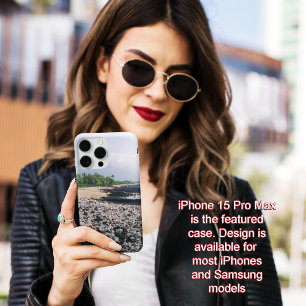 プナルウブラックサンドビーチハワイビッグアイランド iPhone 15 PRO MAXケース