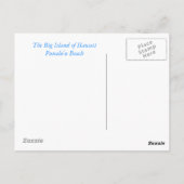 プナルビーチ ポストカード (裏面)