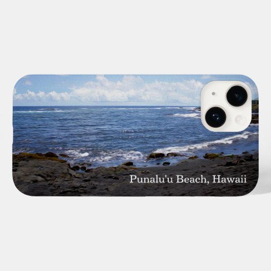 プナルブラックサンドビーチハワイケースメイトiPhone Case-Mate iPhoneケース (裏面 (横))