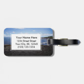 プナルブラックサンドビーチハワイ ラゲッジタグ (裏面横)