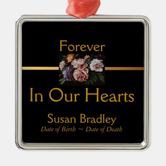 プニーズバイアンセルムフェイエルバパーソナライズされたオーナメント メタルオーナメント (正面)