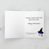 プニーハロウィーン幽霊 カード (内部)