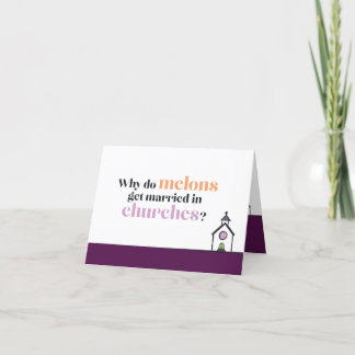 プニー婚約カード サンキューカード