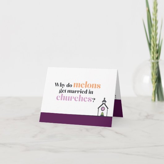 プニー婚約カード サンキューカード (正面)