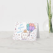 プニー歯医者誕生日 カード (正面)