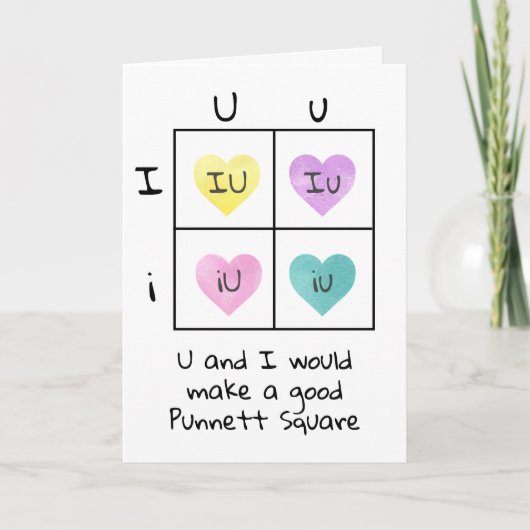 プネットスクエアバレンタイン生物学科学おたく化学 シーズンカード (正面)