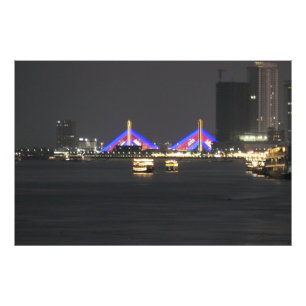 プノンペンの夜 フォトプリント
