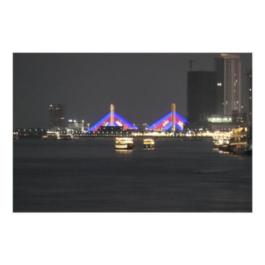 プノンペンの夜 フォトプリント            (正面)