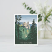 プファルツェルワルダプファルツ森林ドイツヴィンテージ ポストカード (スタンド正面)
