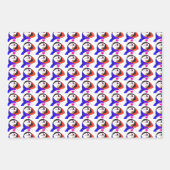 プフィンのラブラッピング紙を大事な行事 ラッピングペーパーシート (正面2)