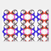 プフィンのラブラッピング紙を大事な行事 ラッピングペーパーシート (正面)