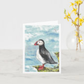 プフィンカード カード (黄色い花)