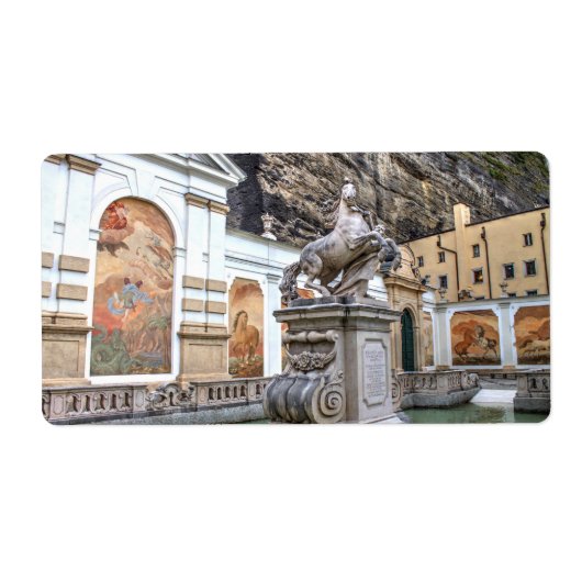 プフェルデシュヴェメザルツブルクオーストリア ラベル (正面)