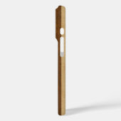 ププケアヴィンテージフェイクハワイアンウッドサーフボードピンク Case-Mate iPhoneケース (裏面 / 左)