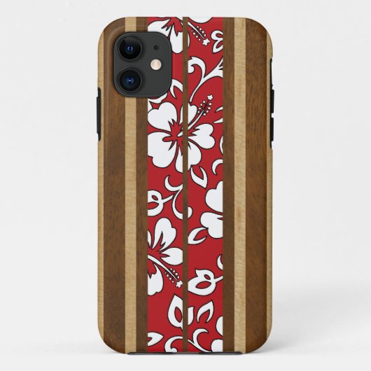 プププケアハイビスカスハワイアンサーフボードiPhone 5ケース Case-Mate iPhoneケース (裏面)
