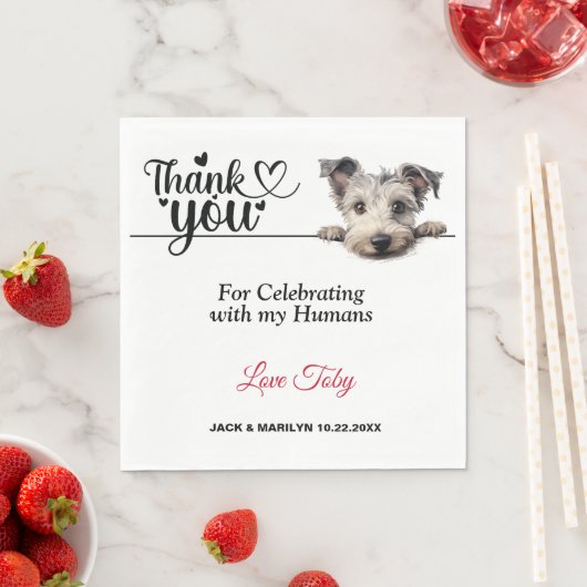 プミドッグ紙ナプキンス スタンダードランチョンナプキン (インサイチュ)