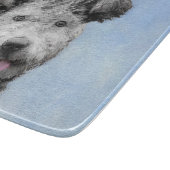 プミ絵画ズ – かわいいオリジナルドッグアート カッティングボード (角)