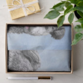 プミ絵画ズ – かわいいオリジナルドッグアート 薄葉紙 (ギフト)