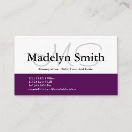 プモダンラムイニシャル-名刺 名刺