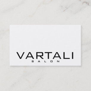 プモダンレーン白黒サロン名刺 名刺