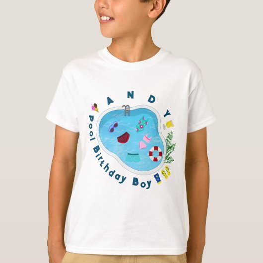 プユニセックスール誕生日パーティーボーイ Tシャツ (正面)
