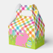 プライかわいらしドハッピーイースターパーソナライズされたゲーブルボックス フェイバーボックス (裏面サイド)