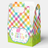 プライかわいらしドハッピーイースターパーソナライズされたゲーブルボックス フェイバーボックス (オープン)