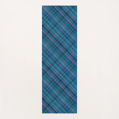 プライかわいらしドパープルブルーグリーンピンク対角線 ヨガマット (正面)