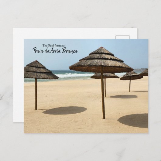 プライアダアレアブランカシェードポルトガル ポストカード (正面/裏面)