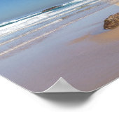 プライアダウルサビーチの岩ポルトガルギフト ポスター (角)